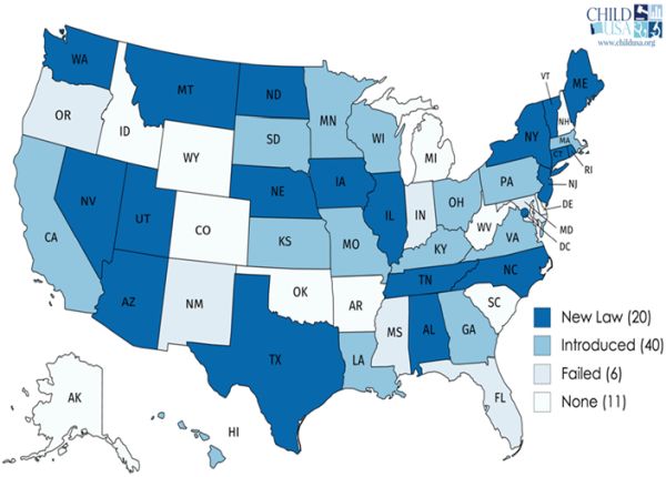 State Negligence Laws Chart