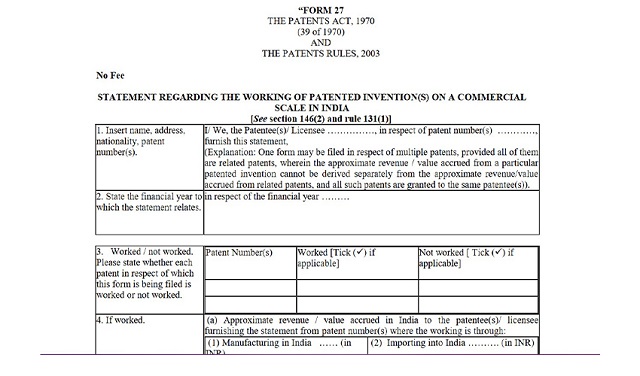 patent assignment india