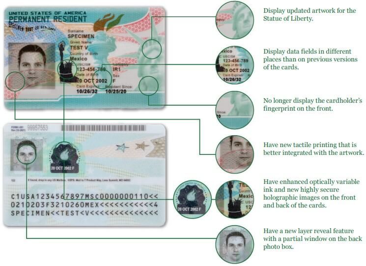 border crossing card, taken from USCIS.gov