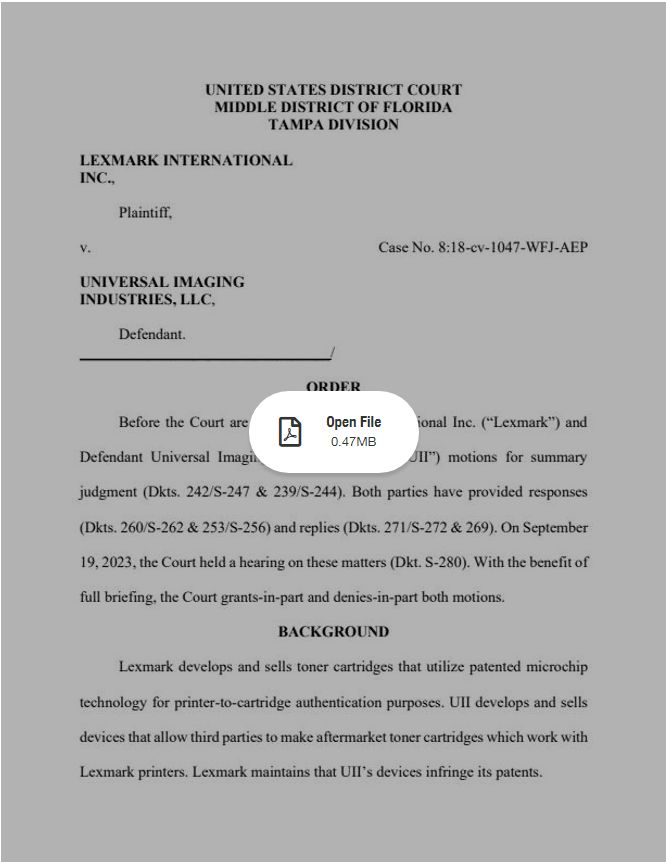 Panduit: A Test For All Seasons - Patent - United States