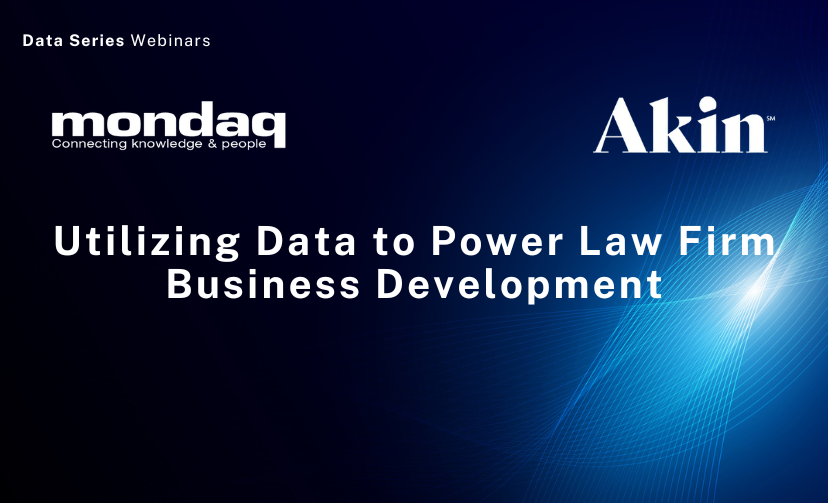 Utilising Data to Power Law Firm Business Development