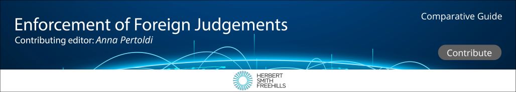 Recognition & Enforcement of Foreign Judgements